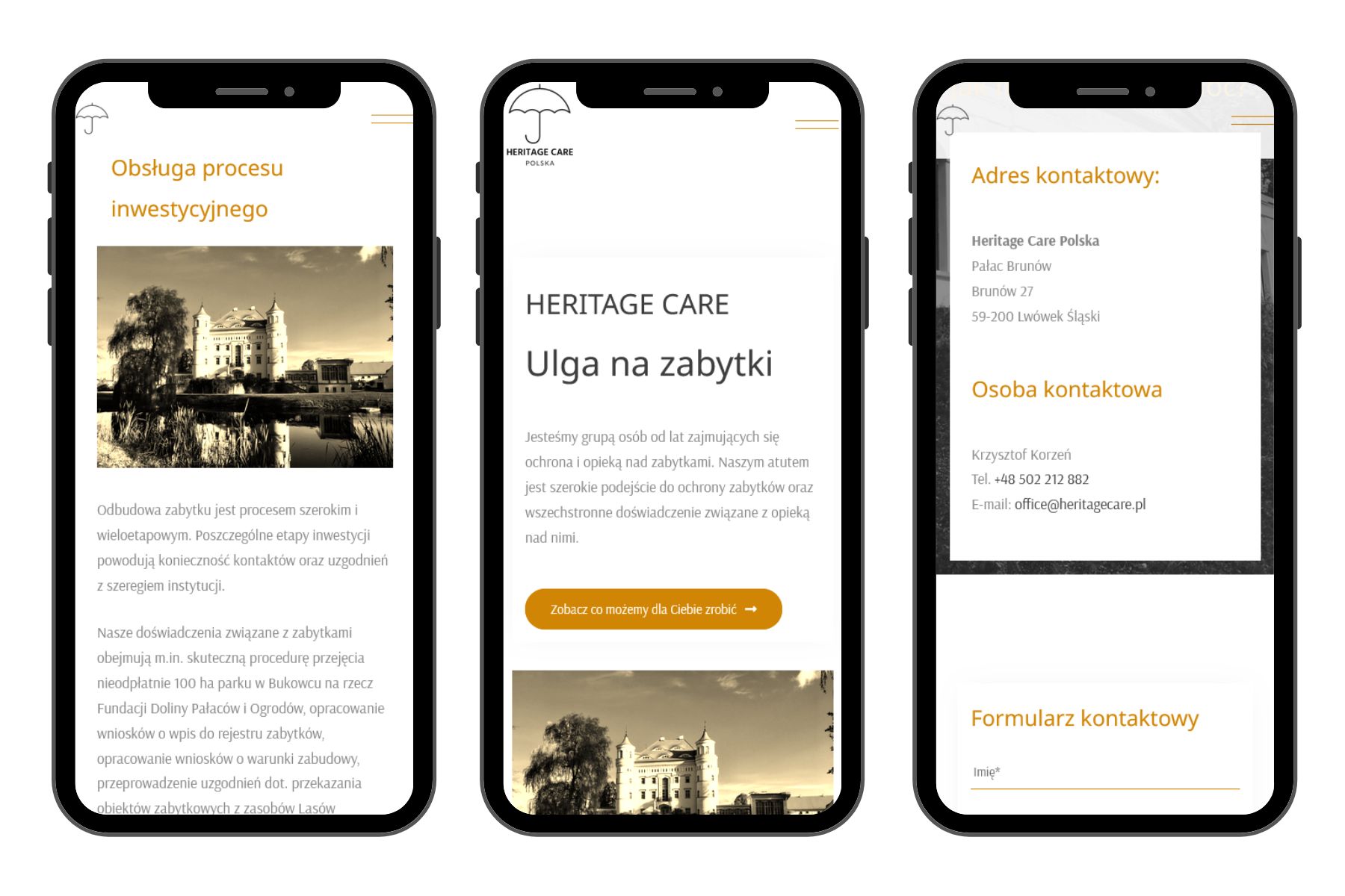 heritagecare.pl mobile